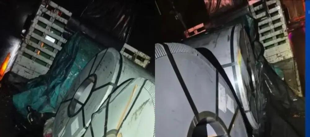 El camión que los transportaba.