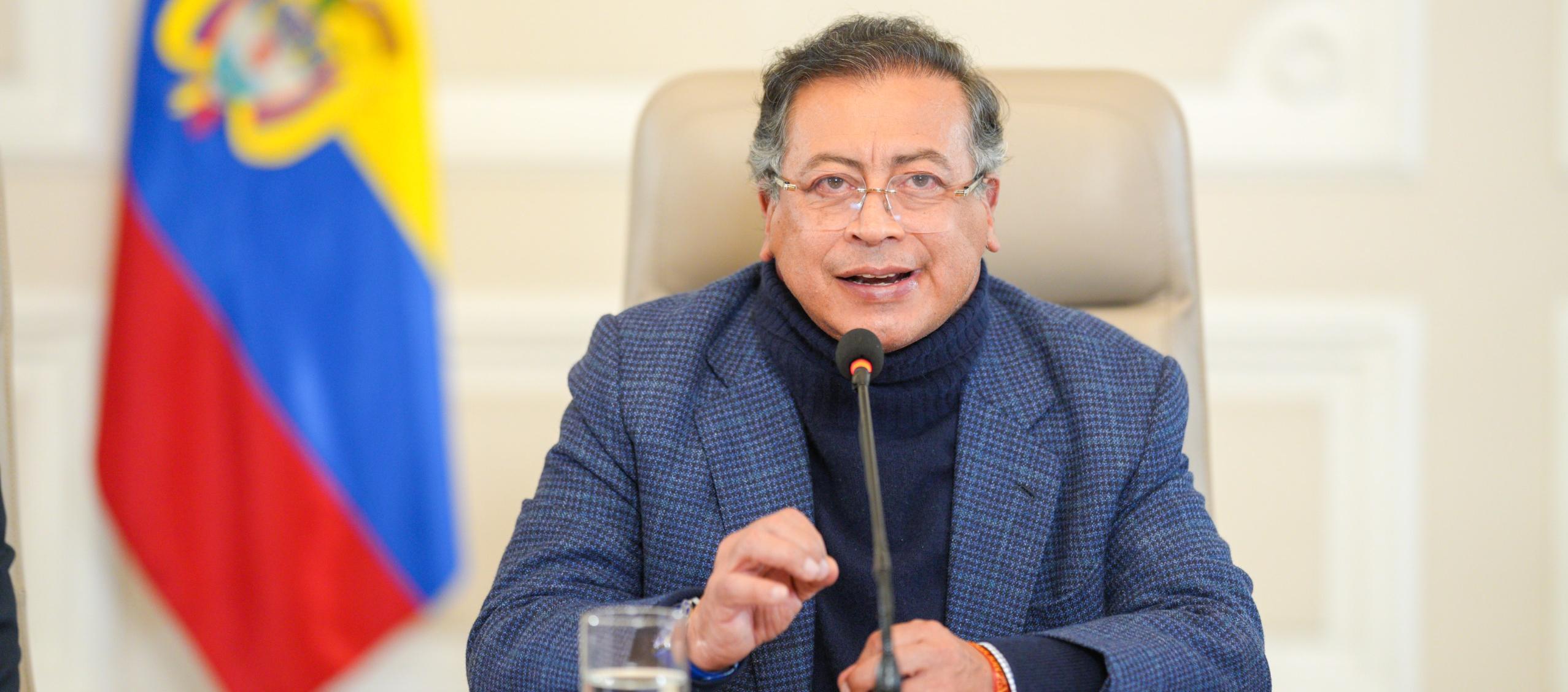 Presidente Gustavo Petro. 