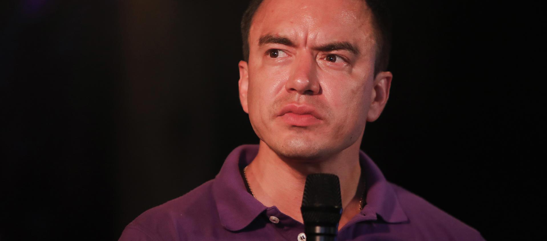 El presidente de Ecuador y candidato a la reelección, Daniel Noboa