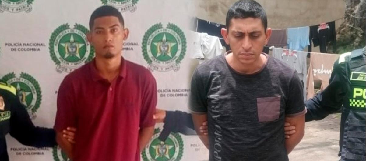 Cristian Andrés Puello Leones y Edwin Muleth García. 