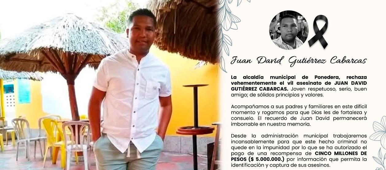 Juan David Gutiérrez Cabarcas.