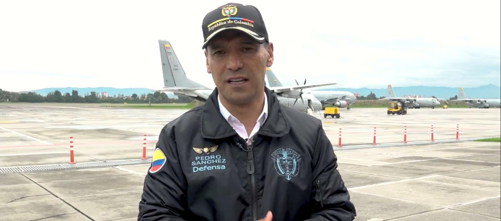 El Ministro de Defensa, Mayor General Pedro Sánchez.