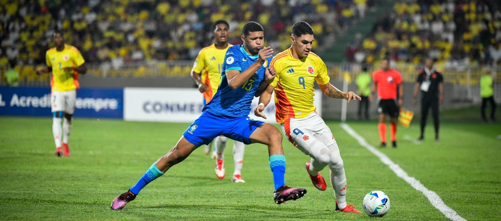 Santiago Londoño, delantero de la Selección Colombia.