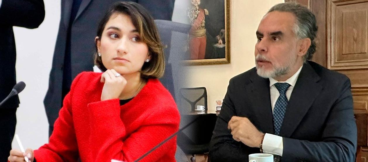 Laura Sarabia y Armando Benedetti.