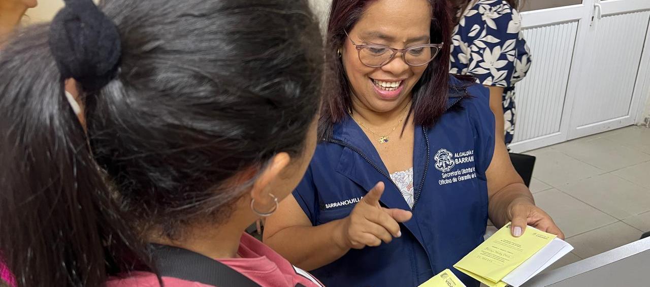 Campaña de prevención contra la fiebre amarilla en Barranquilla. 