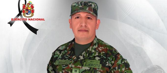 Soldado Julio César Vásquez. 