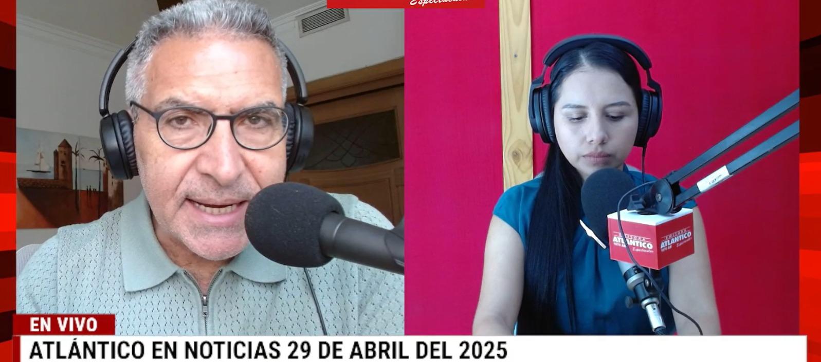 Transmisión de Atlántico en Noticias.
