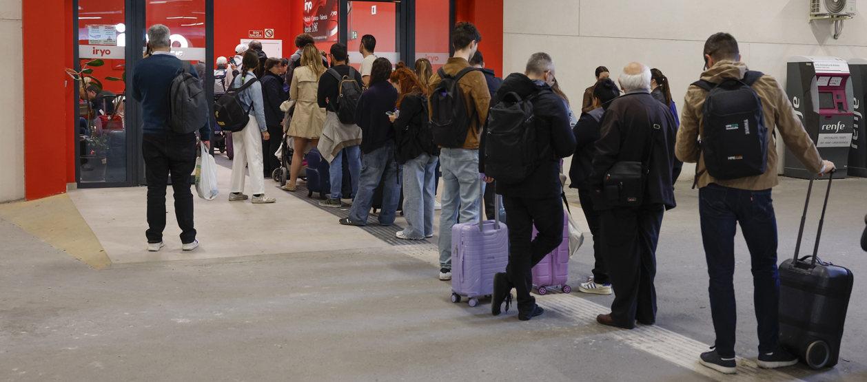 Imagen de los viajeros.