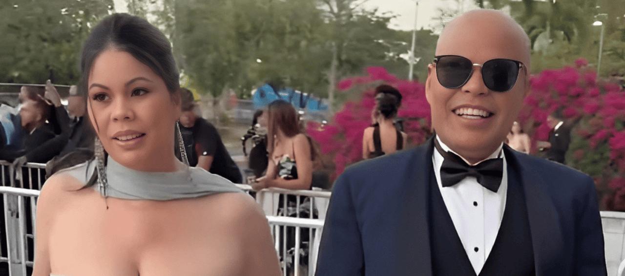 Zulinka Pérez y su padre el cantante Rubby Pérez.