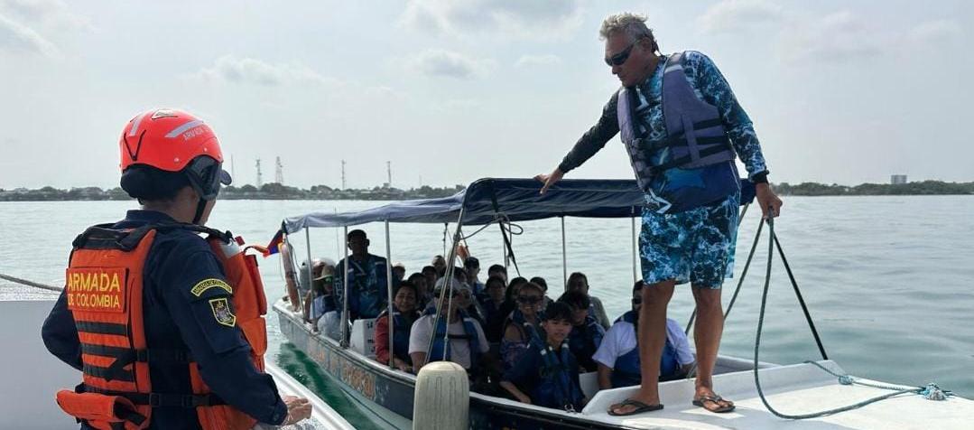 Armada Nacional durante los operativos de control y vigilancia.