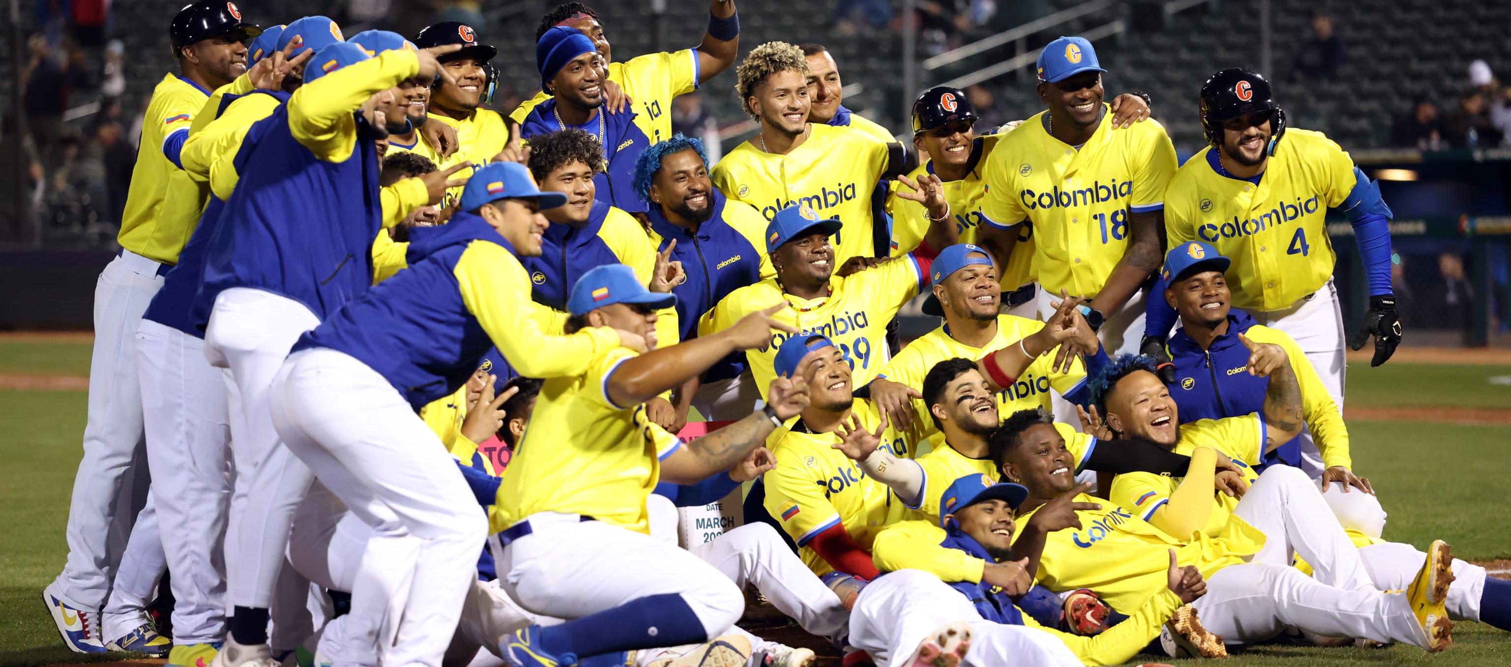Colombia tras lograr el tiquete al Clásico Mundial en marzo pasado en Tucson (Arizona).