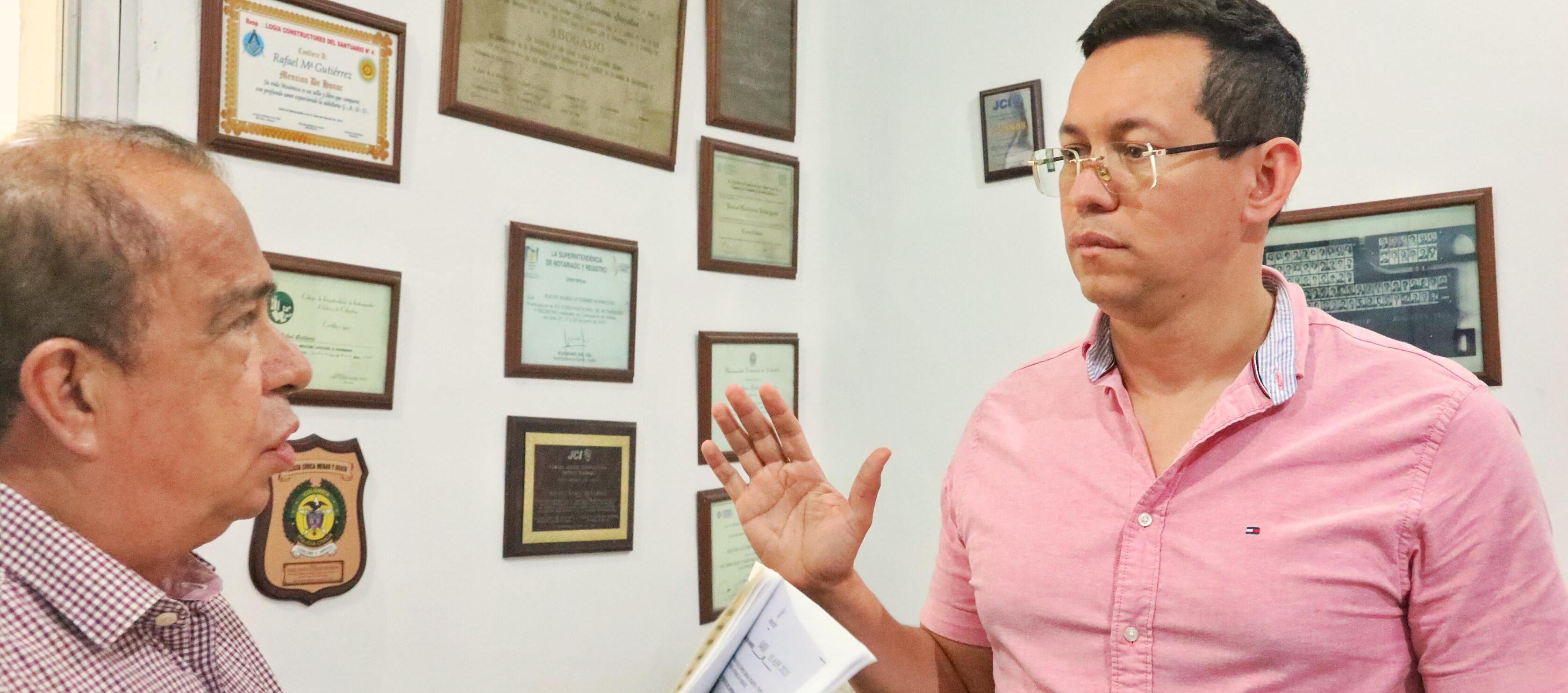 Viceministro Jaime Berdugo durante el acto de posesión. 