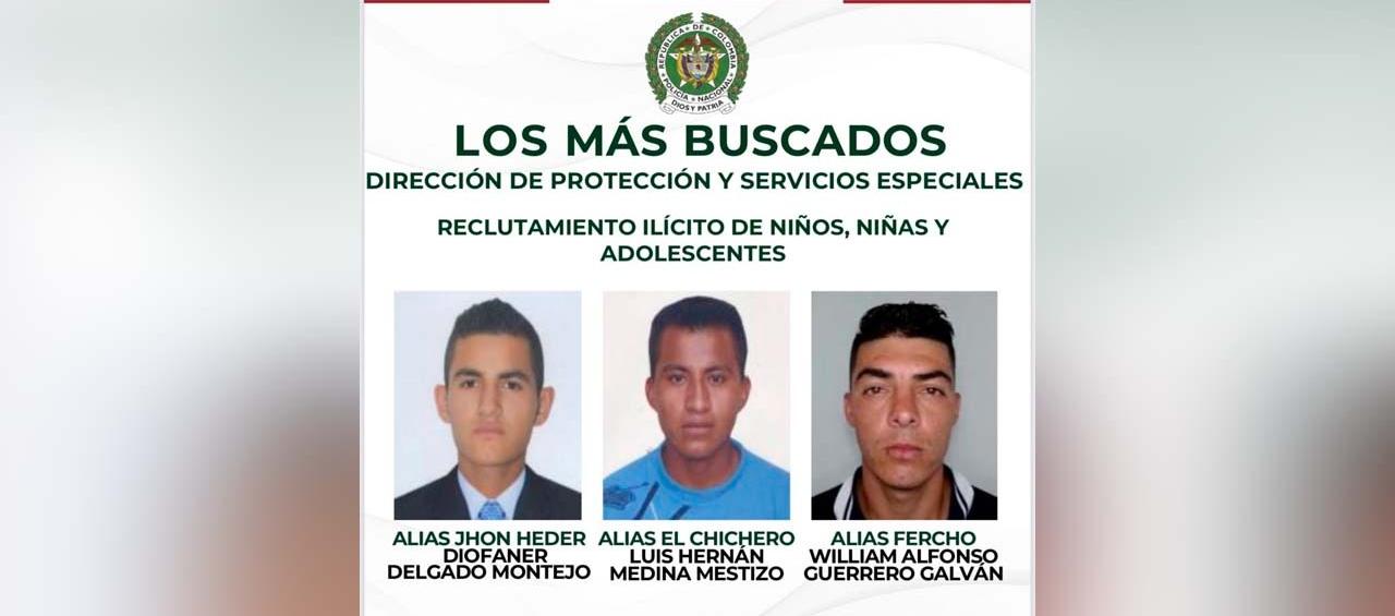 Cartel de los más buscados. 