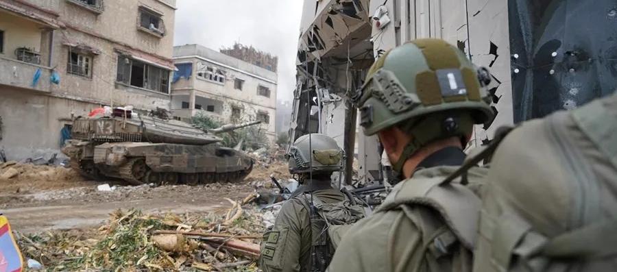 Tropas de Israel en Gaza. 