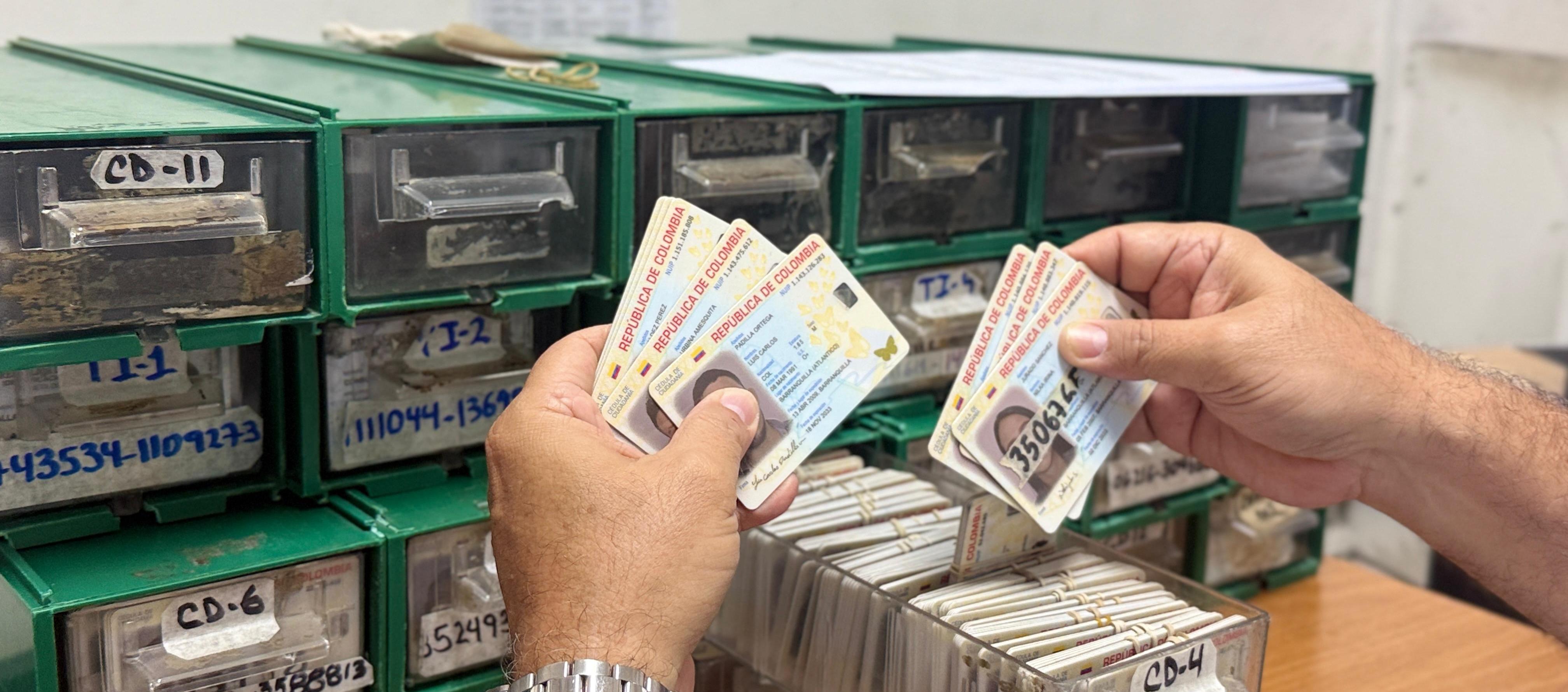 Más de 32 mil documentos de identidad están sin reclamar en Atlántico.