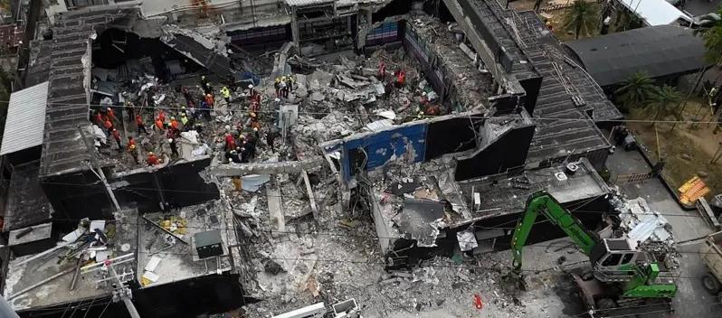 Así quedó la discoteca Jet Set.