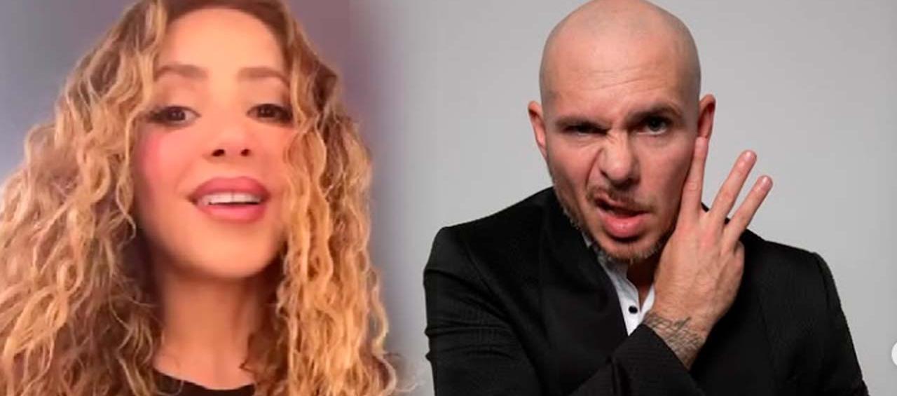 Shakira y Pitbull.