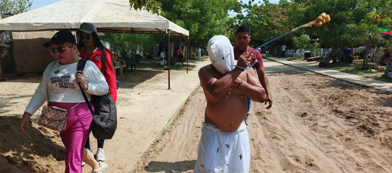 Flagelantes en su recorrido.