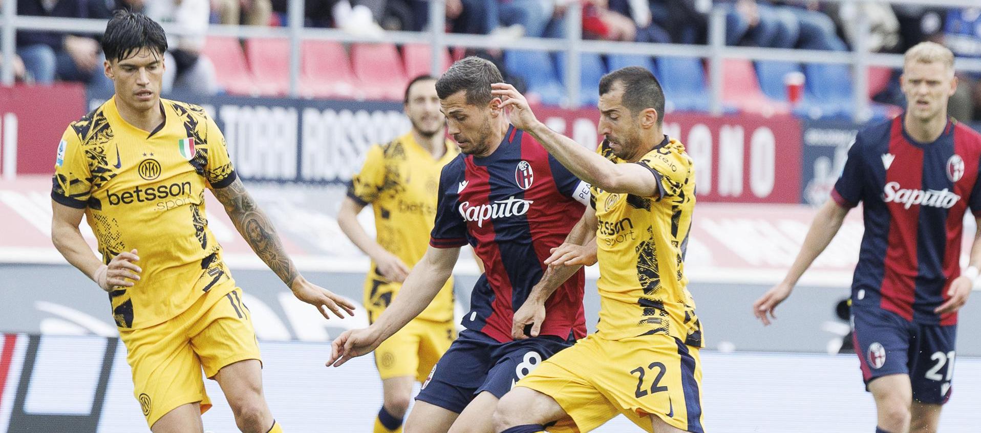 Inter enfrentó en la última jornada al Bologna.