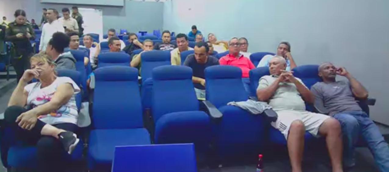 Capturados por el presunto robo de tierras.