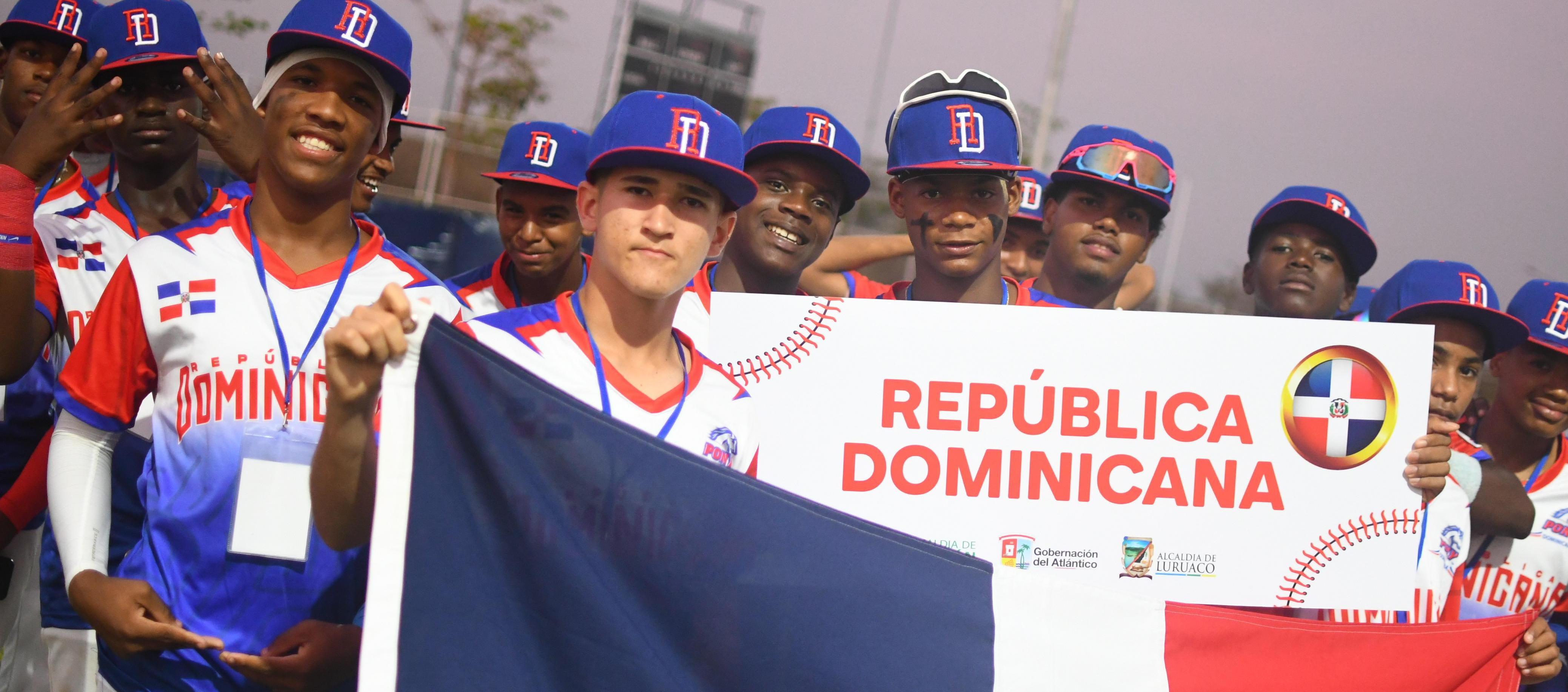 Peloteros representantes de República Dominicana. 