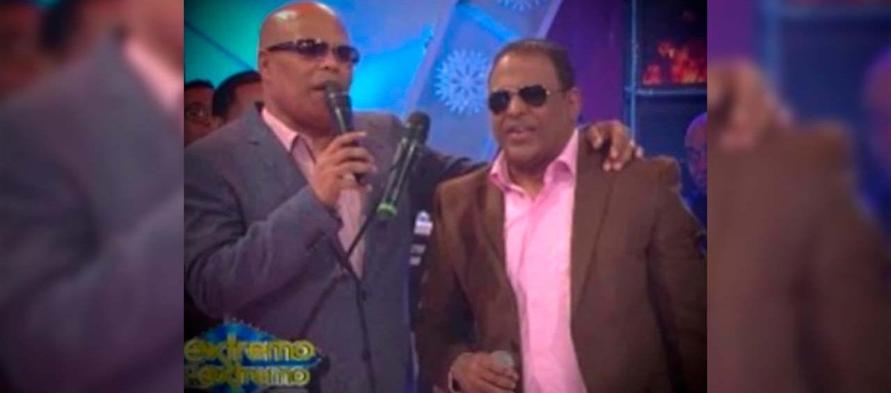 Rubby Pérez y Wilfrido Vargas en uno de sus reencuentros.