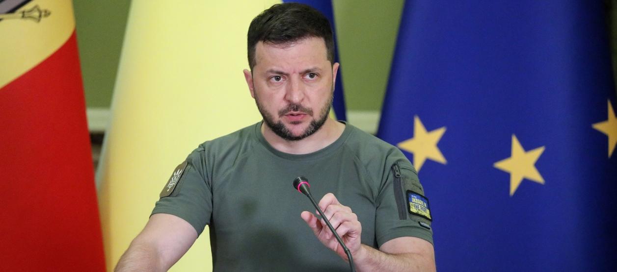 Volodímir Zelenski, presidente de Ucrania.