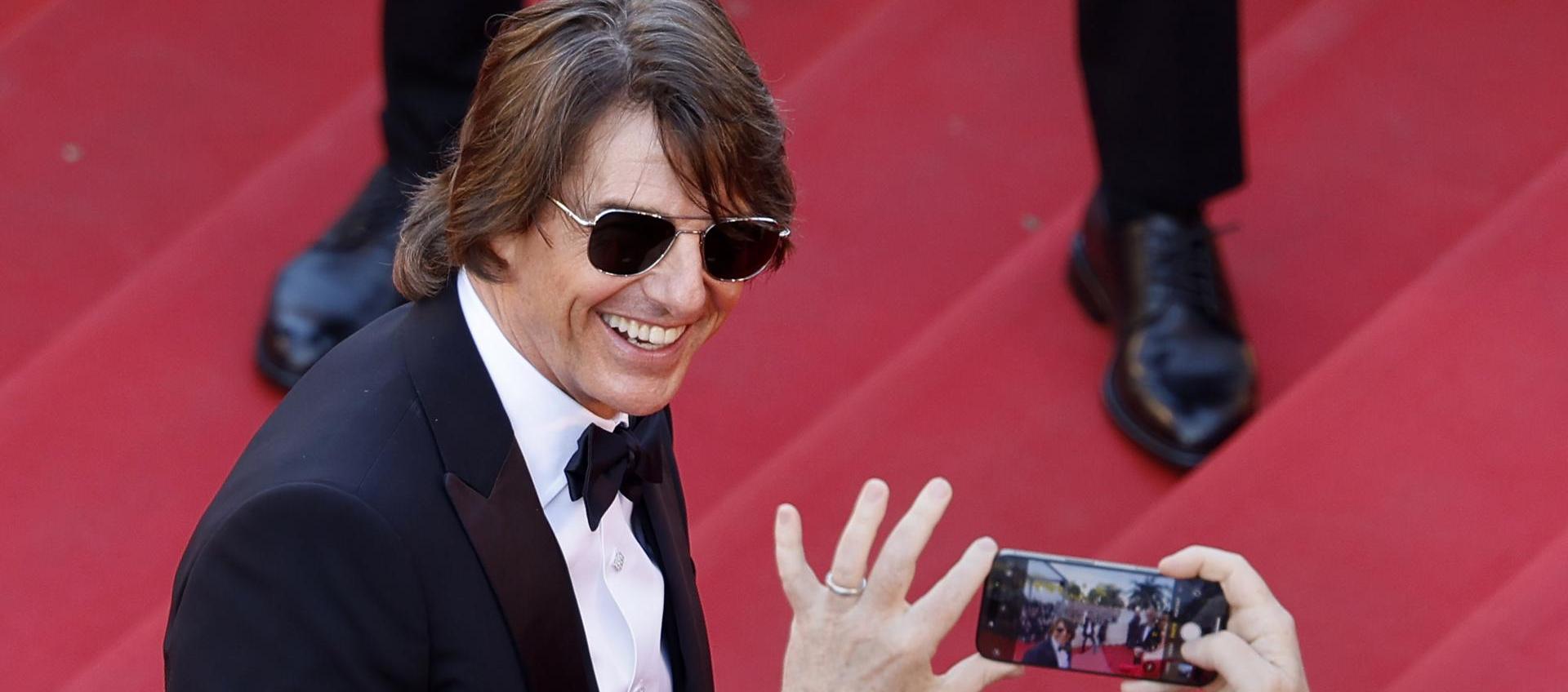 Tom Cruise en el estreno de 'The Final Reckoning' durante el Festival de Cine de Cannes. 