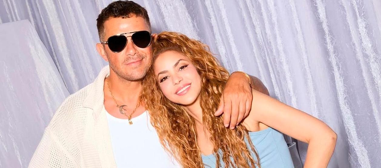 Alejandro Sanz y Shakira durante la producción de 'Bésame'. 