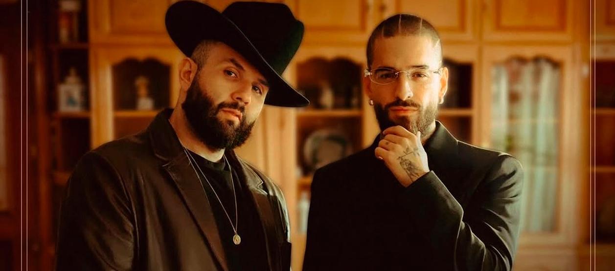 Maluma y Carín León después de su éxito 'Según quién'. 