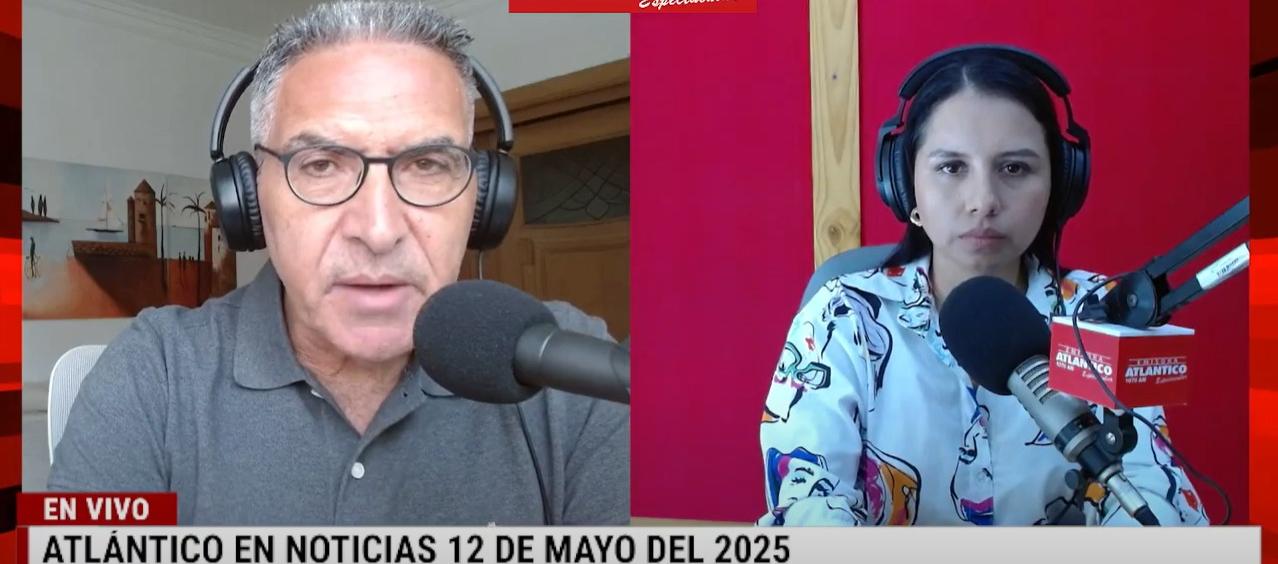 Transmisión de Atlántico en Noticias.