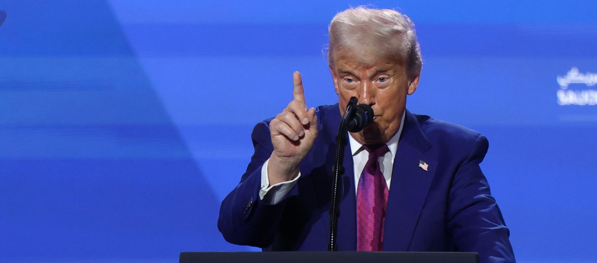 Donald Trump, Presidente de Estados Unidos.