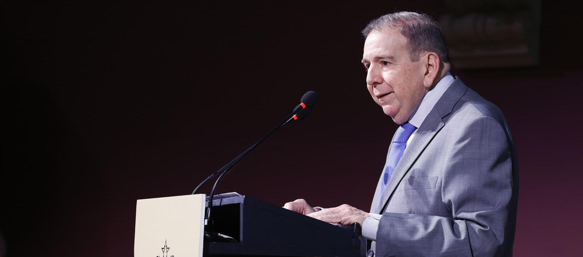 El líder opositor y excandidato presidencial venezolano Edmundo González Urrutia. 