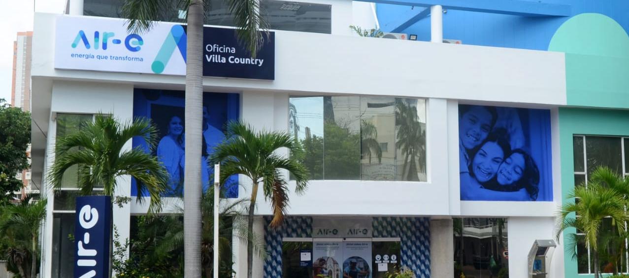 Fachada de Air-e.