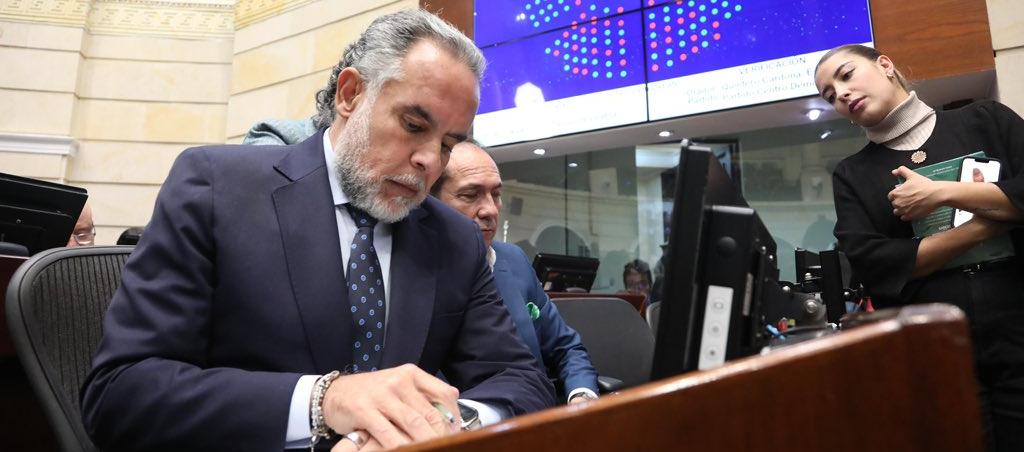 Armando Benedetti, en el Senado.