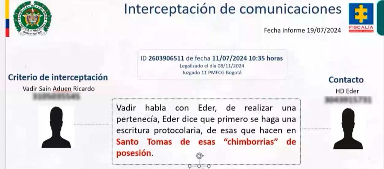 Prueba de interceptaciones. 