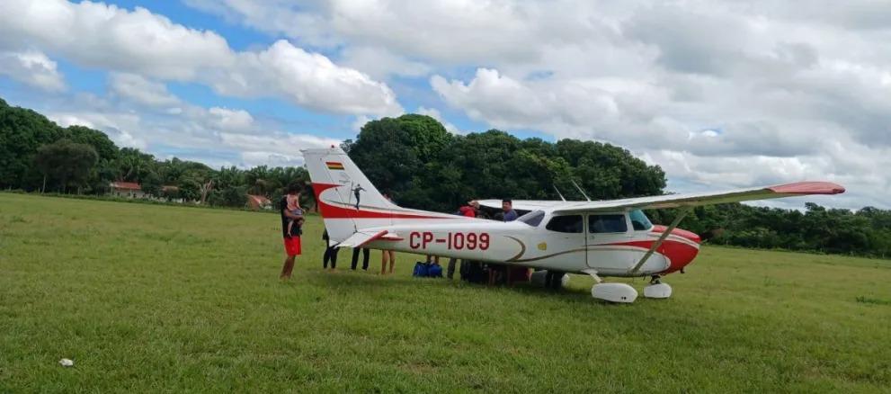 La avioneta desaparecida.