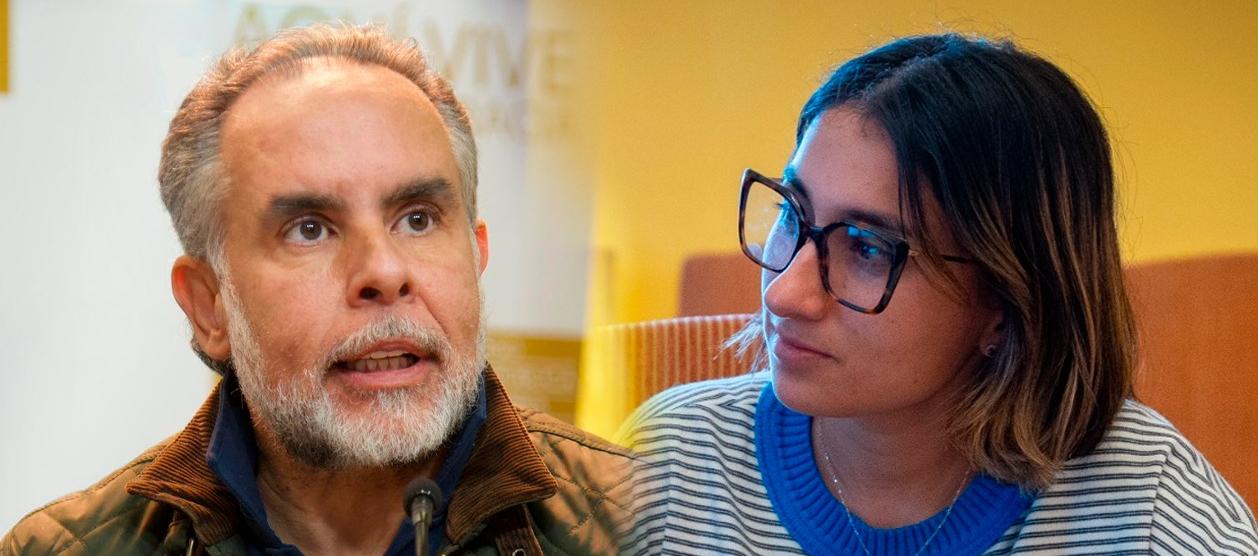 Armando Benedetti y Laura Sarabia.