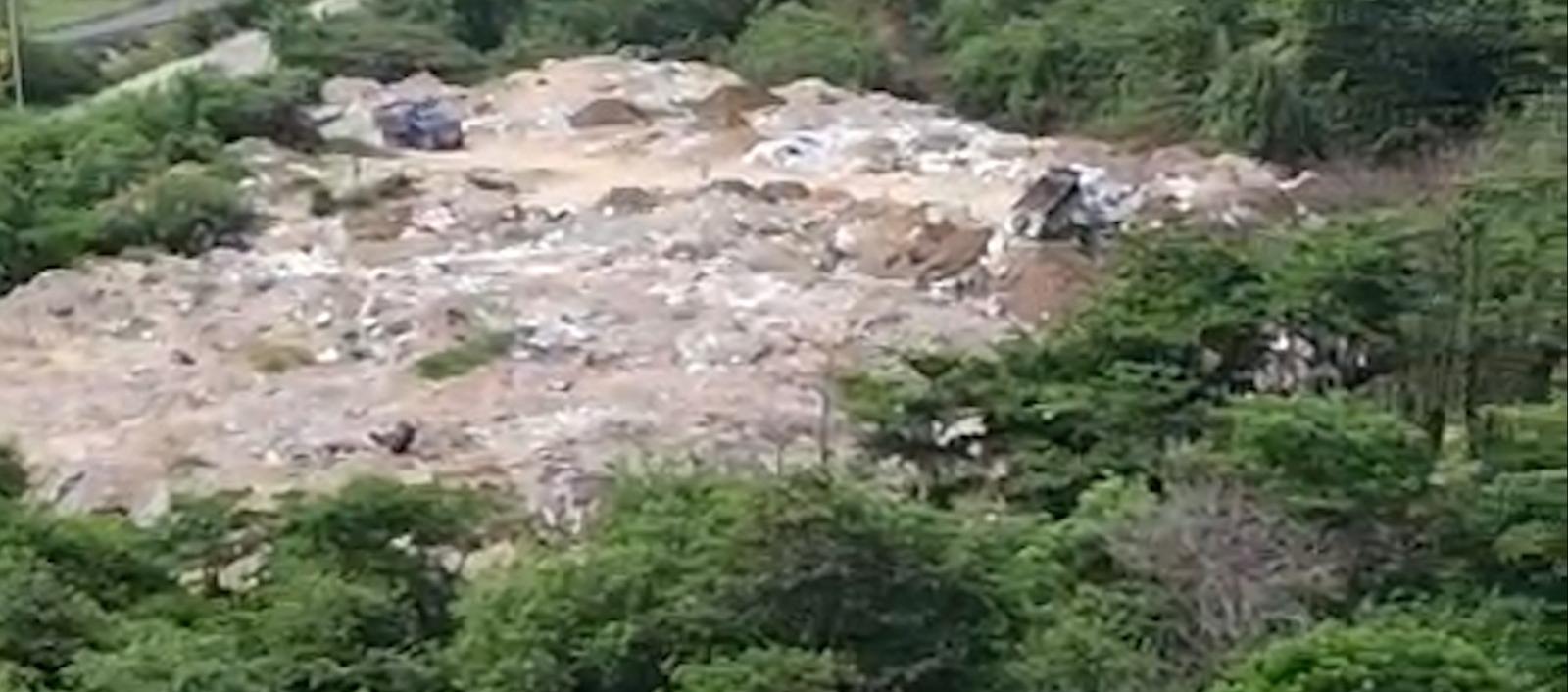 Imagen del botadero ilegal.