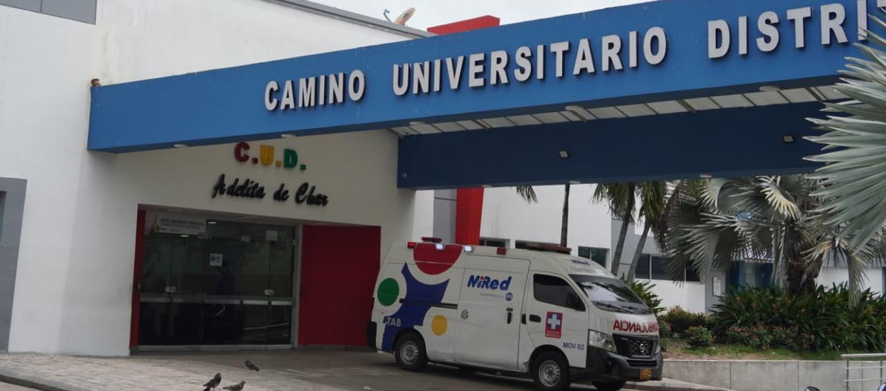 Clínica Adelita de Char donde falleció Danobis Rafael Navarro Blandón.