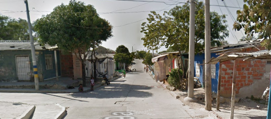 Calle 94 con carrera 9A, donde se presentó la riña. 