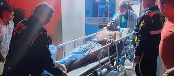 Una de las víctimas.