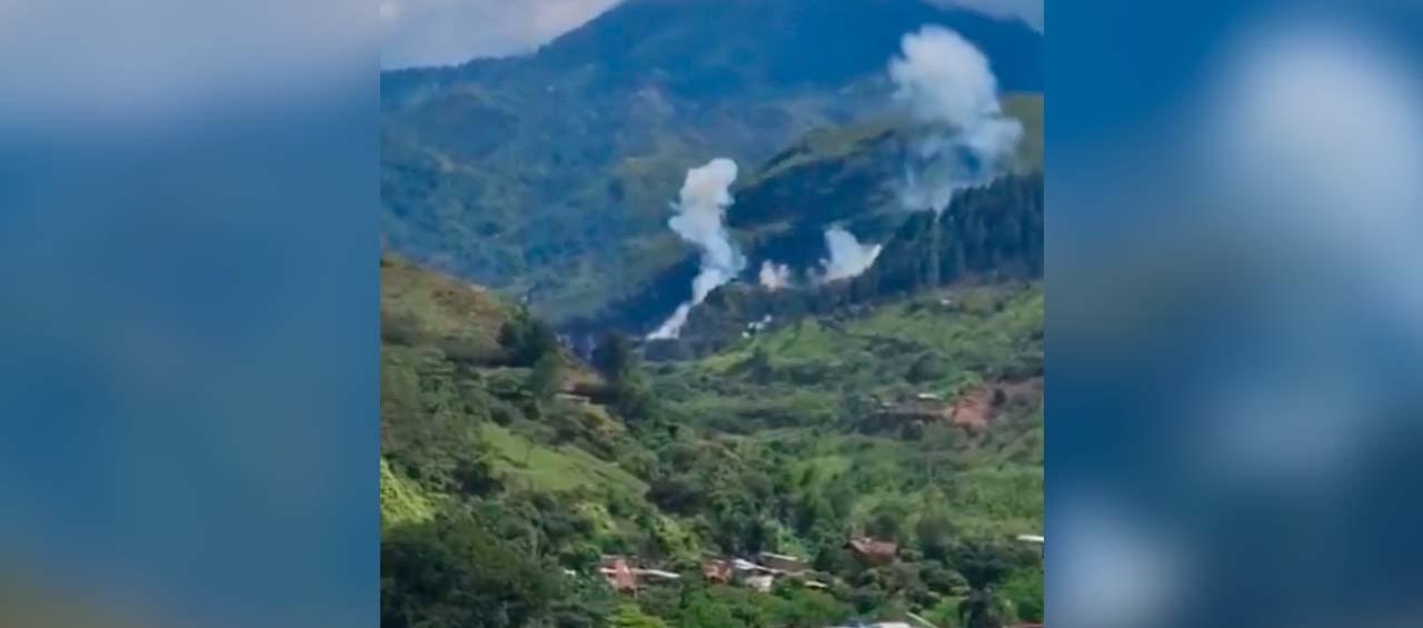 Zona del ataque en Suárez, Cauca.