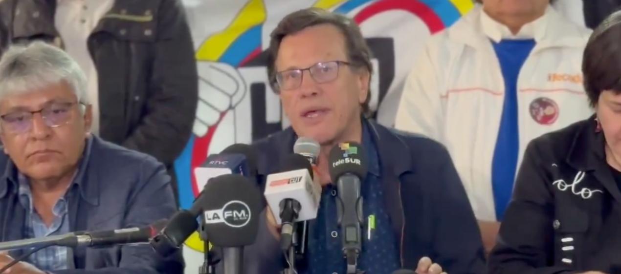 Fabio Arias Giraldo, presidente de la CUT. 