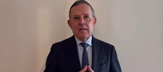 Efraín Cepeda, presidente del Senado de la República. 