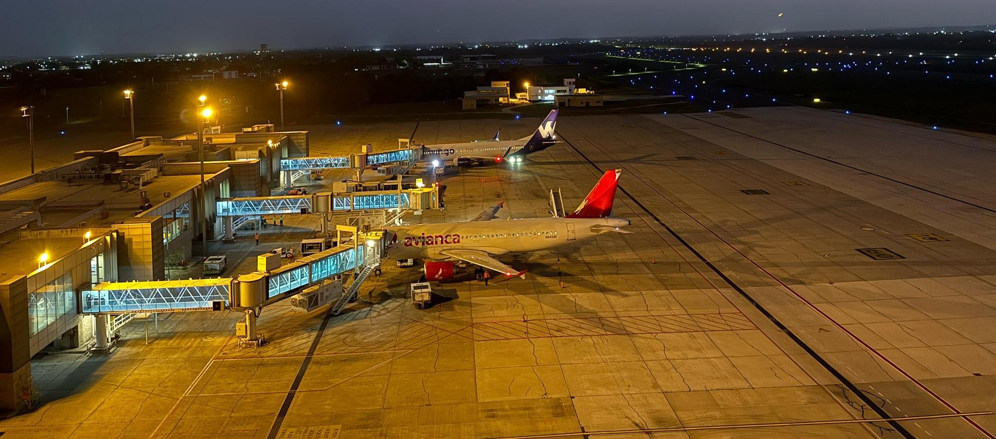 Imagen del aeropuerto Ernesto Cortissoz.