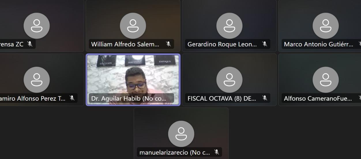 Defensa de Alex Ahumada durante la audiencia de medida de aseguramiento.