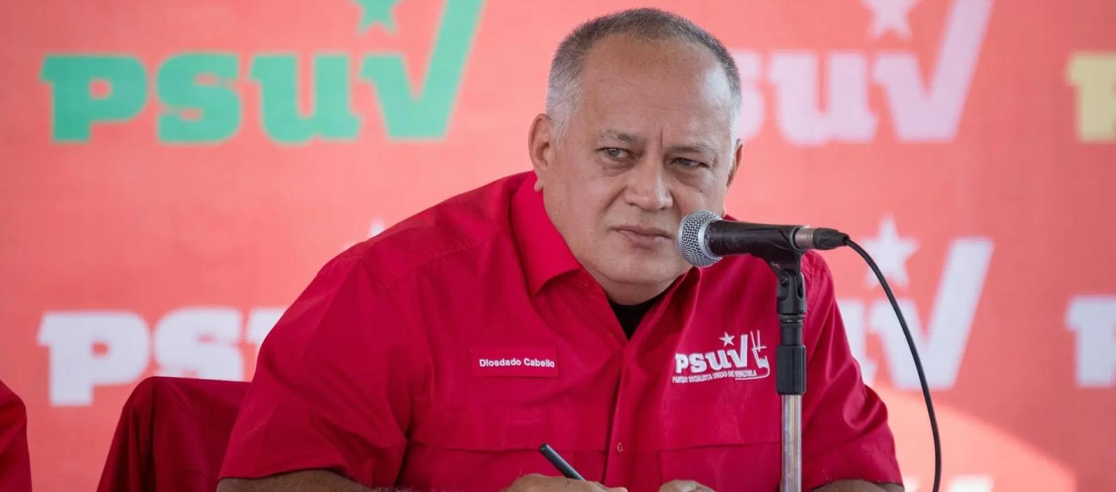 Diosdado Cabello, Ministro del Interior de Venezuela.