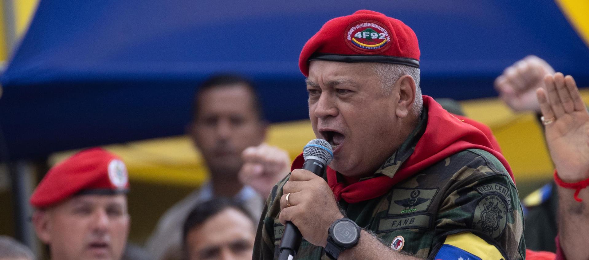 Ministro del Interior de Venezuela, Diosdado Cabello.