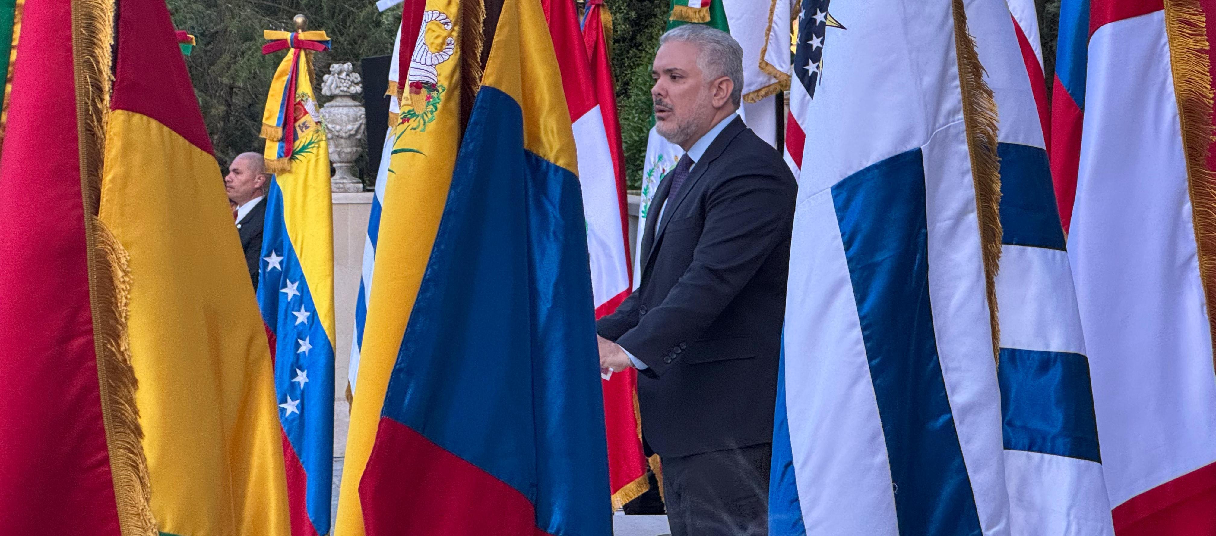 El expresidente Iván Duque.